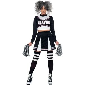 Smiffys Fever Gothic Cheerleader Costume - Costumes Smiffys Fever Gothic Cheerleader Costume - Costumes