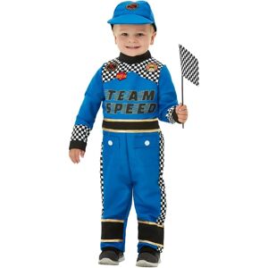 Smiffys Toddler Blue Racing Car Driver Costume - Boys Fancy Dress Smiffys Toddler Blue Racing Car Driver Costume - Boys Fancy Dress