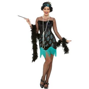 Smiffys Womens Peacock Flapper Costume - 1920s Themed Dress Smiffys Womens Peacock Flapper Costume - 1920s Themed Dress