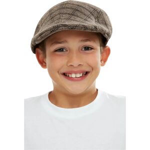Smiffys Barne Viktoriansk Flat Cap - Brun Smiffys Barne Viktoriansk Flat Cap - Brun