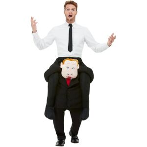 Smiffys Piggyback Comrade Costume - Adult Black Smiffys Piggyback Comrade Costume - Adult Black