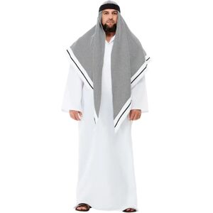 Smiffys Mens Adults Deluxe Fake Sheikh Arab Fancy Dress Costume - Medium Smiffys Mens Adults Deluxe Fake Sheikh Arab Fancy Dress Costume - Medium