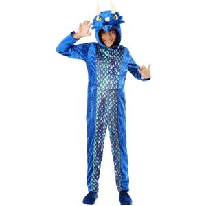 Disfraz de Dinosaurio Azul Smiffys - Mono para niños Disfraz de Dinosaurio Azul Smiffys - Mono para niños