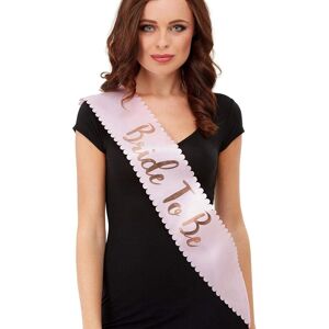 Smiffys Bride To Be Sash Pink & Gold - Sash Smiffys Bride To Be Sash Pink & Gold - Sash