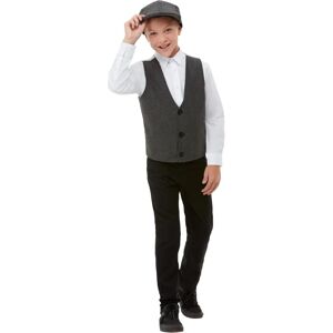 Kit Maschera da Gangster Peaky per Bambini - Grigio Kit Maschera da Gangster Peaky per Bambini - Grigio