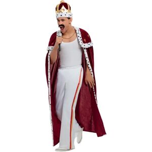 Disfraz de Freddie Mercury de Smiffys - Reina Deluxe Rojo Disfraz de Freddie Mercury de Smiffys - Reina Deluxe Rojo