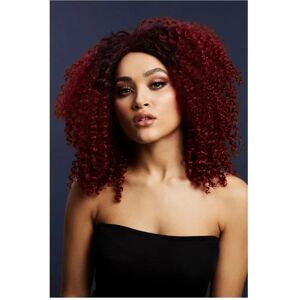 Smiffys Fever Lizzo Plum Wig - Big Curls, 40cm, Adjustable Cap - Wig Smiffys Fever Lizzo Plum Wig - Big Curls, 40cm, Adjustable Cap - Wig