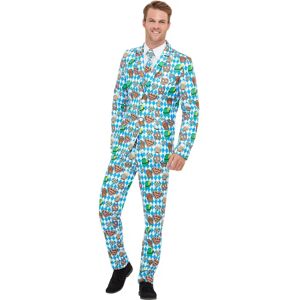 Smiffys Mens Oktoberfest Blue Suit XL - Costume Smiffys Mens Oktoberfest Blue Suit XL - Costume
