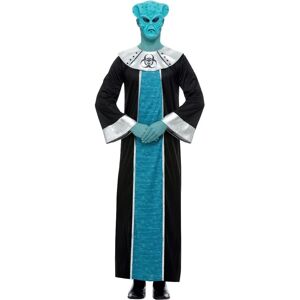 Smiffys Blue Alien Adult Costume - Space Fancy Dress Smiffys Blue Alien Adult Costume - Space Fancy Dress