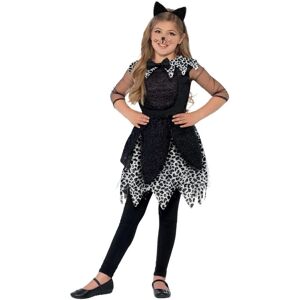 Smiffys Deluxe Mitternachtskatzenkostüm Kinder Schwarz Large - Kostüm Smiffys Deluxe Mitternachtskatzenkostüm Kinder Schwarz Large - Kostüm