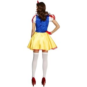 Smiffys Fever Fairytale Costume - Yellow, Dress, Headband, Garter, Choker Smiffys Fever Fairytale Costume - Yellow, Dress, Headband, Garter, Choker