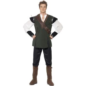 Smiffys Robin Hood Costume Adult Green 29076l Large - Costume Smiffys Robin Hood Costume Adult Green 29076l Large - Costume