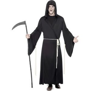 Smiffys Grim Reaper Costume - Hooded Robe & Rope Belt - Adult Smiffys Grim Reaper Costume - Hooded Robe & Rope Belt - Adult
