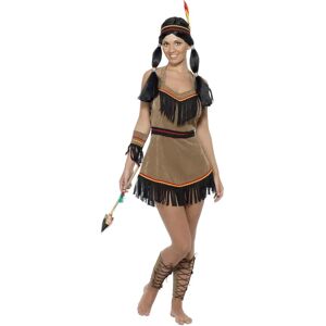Smiffys Native American Kostuum - Volwassenen - Bruin Smiffys Native American Kostuum - Volwassenen - Bruin