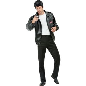 Jaqueta T-Bird preta da Smiffys - Fantasia Grease para adultos Jaqueta T-Bird preta da Smiffys - Fantasia Grease para adultos