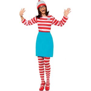Smiffys Wheres Wally? Wenda Costume Adult Red White Blue - Costumes Smiffys Wheres Wally? Wenda Costume Adult Red White Blue - Costumes