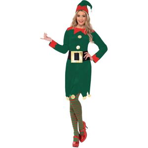 Smiffys Green Elf Costume - Christmas Fancy Dress Large Smiffys Green Elf Costume - Christmas Fancy Dress Large