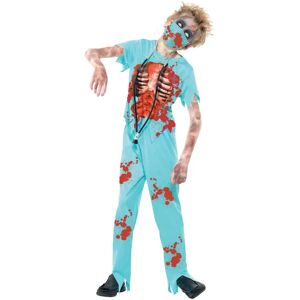 Smiffys Children's Zombie Surgeon Costume - Blue - Costume Smiffys Children's Zombie Surgeon Costume - Blue - Costume