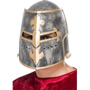 Smiffys Medieval Crusader Helmet - Silver - Helmet Smiffys Medieval Crusader Helmet - Silver - Helmet