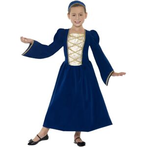 Smiffys Tudor Princess Girl Costume - Royal Blue Dress & Headband Smiffys Tudor Princess Girl Costume - Royal Blue Dress & Headband