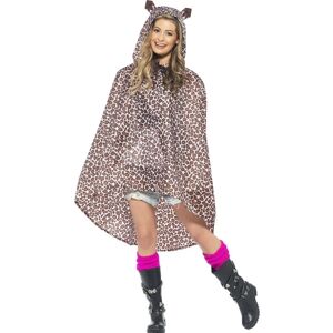 Smiffys Leopard Poncho - Festival Fancy Dress Smiffys Leopard Poncho - Festival Fancy Dress