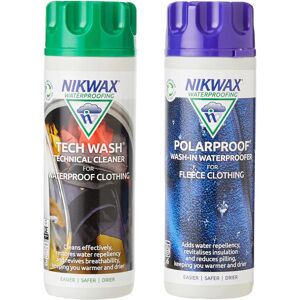 Nikwax Twin Pack Tech Wash - Polar Proof - Cleaning Set Nikwax Twin Pack Tech Wash - Polar Proof - Cleaning Set