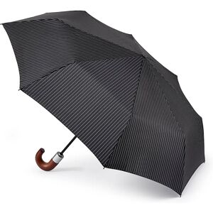 Fulton Chelsea No. 2 Foldable Umbrella - City Stripe Black/Steel Fulton Chelsea No. 2 Foldable Umbrella - City Stripe Black/Steel