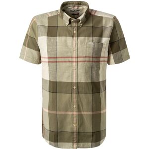 Barbour Herren Kurzarm Douglas Hemd - Oliv Tartan - Reguläre Passform - Hemd Barbour Herren Kurzarm Douglas Hemd - Oliv Tartan - Reguläre Passform - Hemd