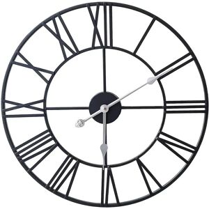 Klass Home Collection Large Skeleton Garden Indoor Wall Clock Roman Numeral Open Face Metal - Wall Clock Klass Home Collection Large Skeleton Garden Indoor Wall Clock Roman Numeral Open Face Metal - Wall Clock