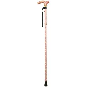 Aidapt Pastel Floral Walking Stick - Support & Foldable Aidapt Pastel Floral Walking Stick - Support & Foldable