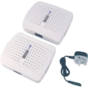 Prem-I-Air White Rechargeable Dehumidifier - Twin Pack - Small Space Prem-I-Air White Rechargeable Dehumidifier - Twin Pack - Small Space