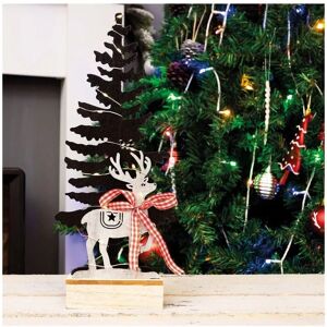 Netagon - Battery Powered Wooden Christmas Tree Light - Beige Netagon - Battery Powered Wooden Christmas Tree Light - Beige