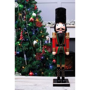 St Helens Home & Garden Nutcracker Christmas Decoration - 60cm Festive Colorful Ornament St Helens Home & Garden Nutcracker Christmas Decoration - 60cm Festive Colorful Ornament