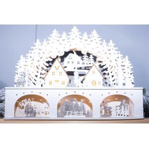 Netagon Battery Powered Wooden Light Up Festive Scene - Christmas Scene Netagon Battery Powered Wooden Light Up Festive Scene - Christmas Scene
