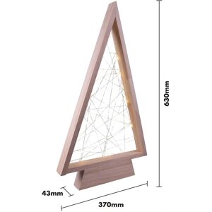 Netagon - Wooden Xmas Tree - 60 LED - Decorative Xmas Tree Netagon - Wooden Xmas Tree - 60 LED - Decorative Xmas Tree