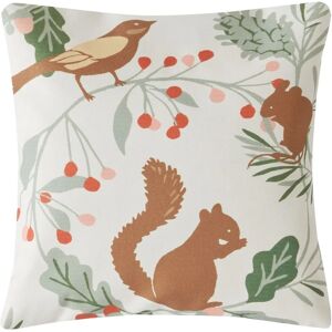 Laura Ashley Autumnal Woodland Square Cushion - Cushion Laura Ashley Autumnal Woodland Square Cushion - Cushion