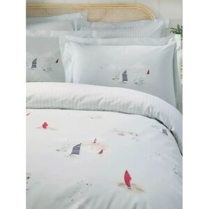 Sophie Allport Coastal Boats Blue Duvet Cover Bedding Set - Duvet Cover Bedding Set Sophie Allport Coastal Boats Blue Duvet Cover Bedding Set - Duvet Cover Bedding Set