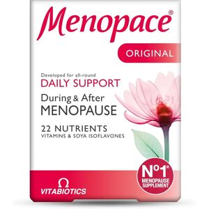 Vitabiotics Menopace Original Menopause Support Supplement - 90 Tablets Vegetarian Vitabiotics Menopace Original Menopause Support Supplement - 90 Tablets Vegetarian