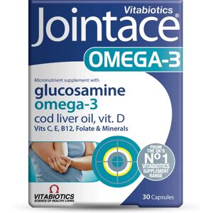 Vitabiotics Jointace Omega 3 Glucosamine Cod Liver Oil - 30 Soft Gel Capsules Vitabiotics Jointace Omega 3 Glucosamine Cod Liver Oil - 30 Soft Gel Capsules