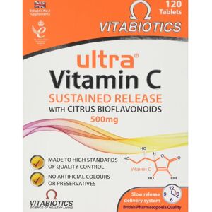 Vitabiotics Ultra Vitamin C 500mg Sustained Release - 120 Tablets Vitabiotics Ultra Vitamin C 500mg Sustained Release - 120 Tablets