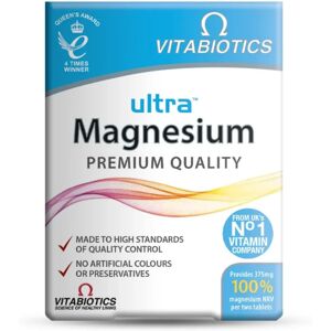 Vitabiotics Ultra Magnesium - 375mg - 60 Tablets - Dietary Supplement Vitabiotics Ultra Magnesium - 375mg - 60 Tablets - Dietary Supplement