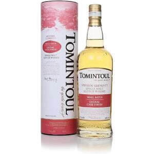 Tomintoul Small Batch Cognac Cask Finish - Single Malt Écossais - Publicité Tomintoul Small Batch Cognac Cask Finish - Single Malt Écossais - Publicité