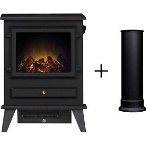 Adam Hudson ElectricStove Black - Straight Stove Pipe - Stove Adam Hudson ElectricStove Black - Straight Stove Pipe - Stove