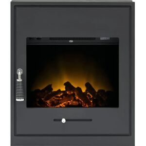 Adam Oslo Electric Inset Stove - Black, Remote Control, Modern Design Adam Oslo Electric Inset Stove - Black, Remote Control, Modern Design