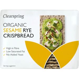Clearspring Organic Sesame Rye Crispbread - 200g Clearspring Organic Sesame Rye Crispbread - 200g