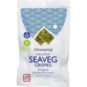 Clearspring Organic Seaveg Crispies - Seaweed Snack - 20g Clearspring Organic Seaveg Crispies - Seaweed Snack - 20g