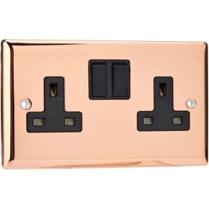 Varilight Xy5b.Cu 2 Gang Switch Sockets - Switch Sockets Varilight Xy5b.Cu 2 Gang Switch Sockets - Switch Sockets