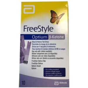 Strisce di test Beta Ketone Abbott FreeStyle - Confezione da 10 Strisce di test Beta Ketone Abbott FreeStyle - Confezione da 10