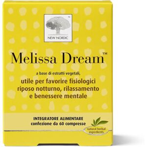 New Nordic Melissa Dream - Integratore per il sonno - 60 Compresse New Nordic Melissa Dream - Integratore per il sonno - 60 Compresse