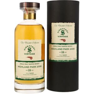 Highland Park 18 Ans Signatory Vintage - Whisky Écossais - Publicité Highland Park 18 Ans Signatory Vintage - Whisky Écossais - Publicité